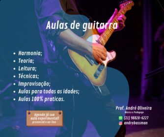 Aulas de Guitarra.
