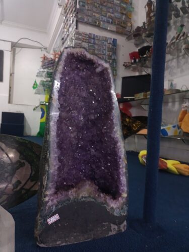 Drusas pedra natural linda de ametista