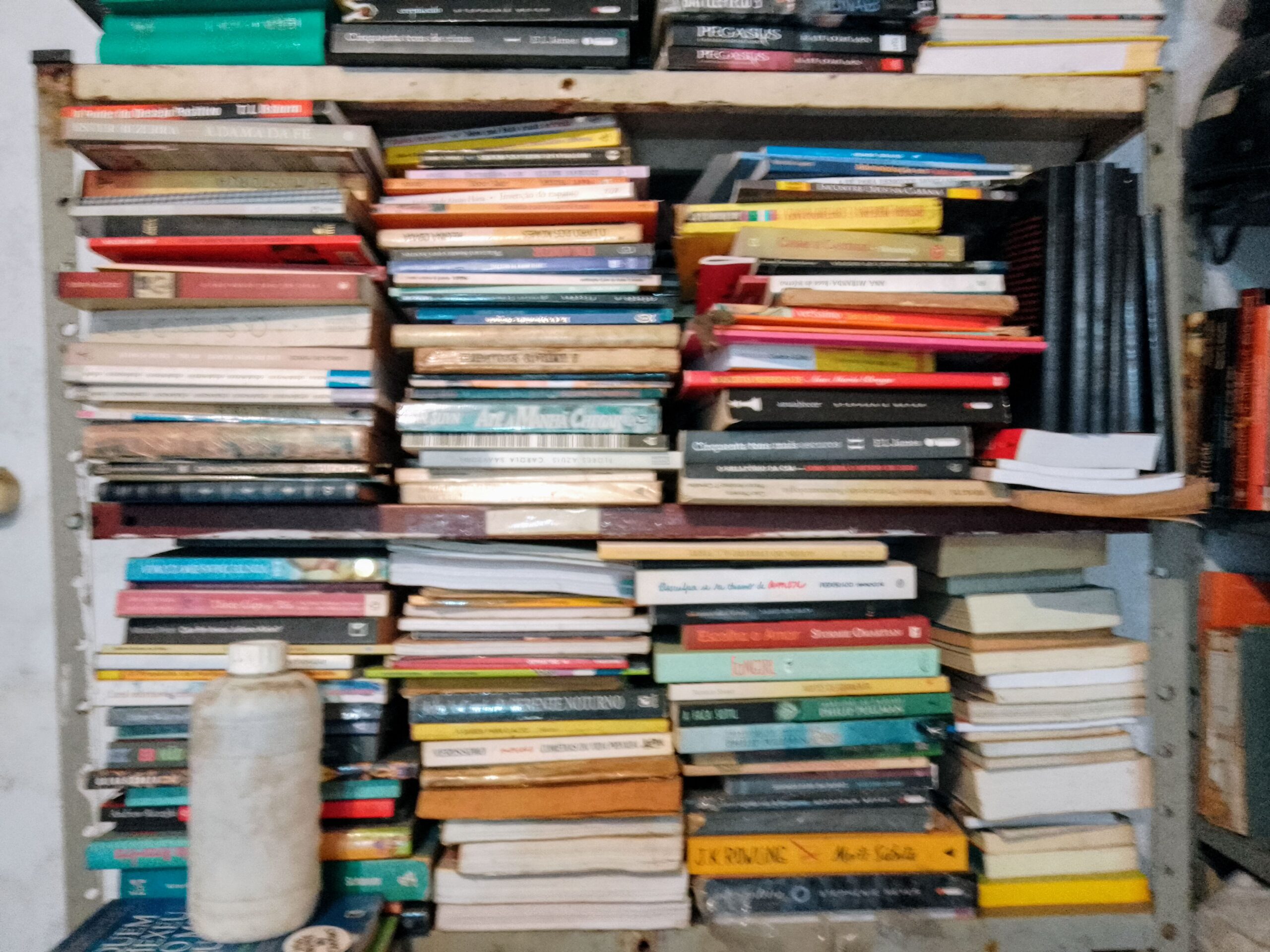 Livros (cerca de 1.000 unidades)