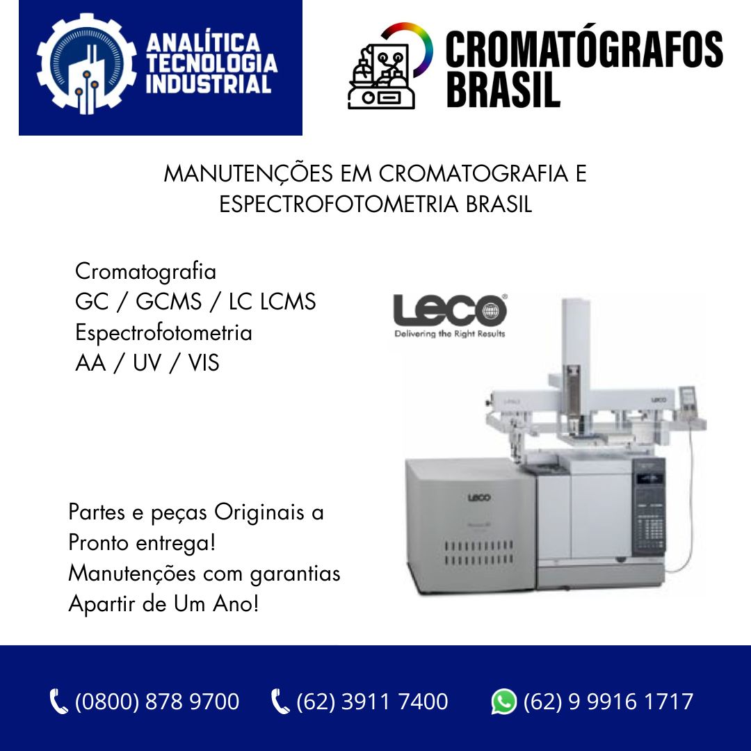 ASSISTÊNCIA TÉCNICA CROMATOGRAFOS BRASIL