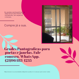 Grades Pantográfica para Portas e Janela