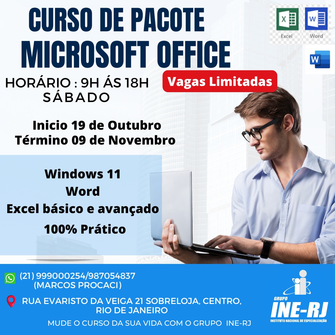 Curso pacote Office