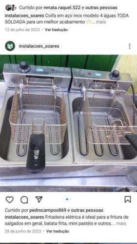 Fabricação de equipamentos para bares e restaurante