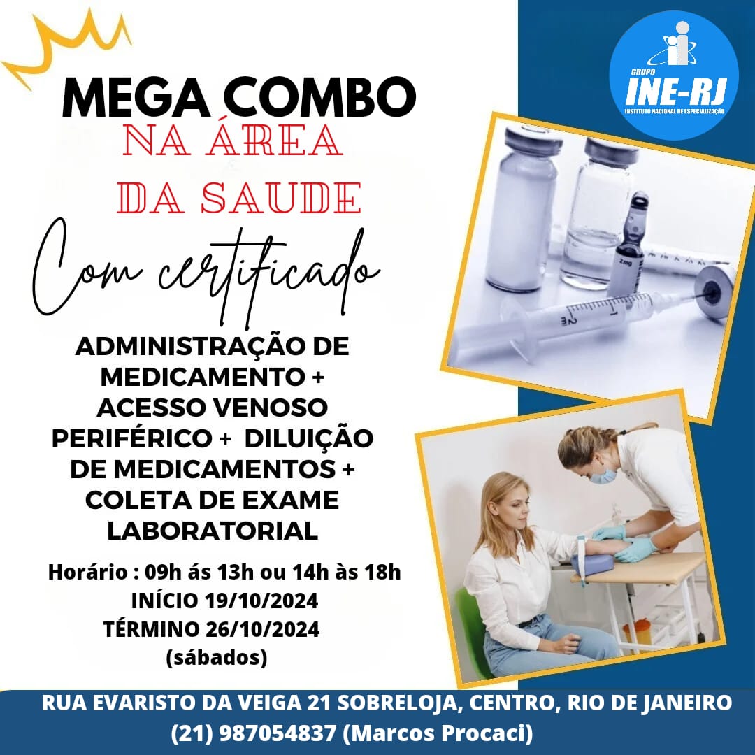 COMBO NA ÁREA NA SAÚDE