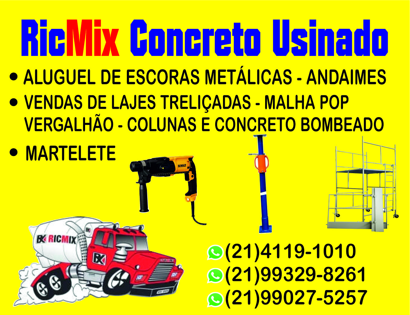 Locação de Escoras Metalicas e Andaimes