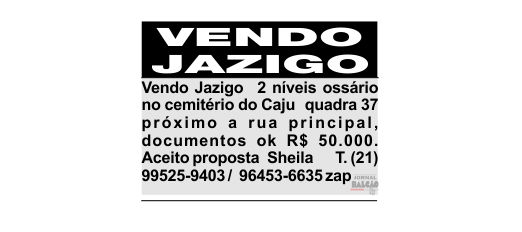 Jazigo 2 níveis ossário cemitério do Caju