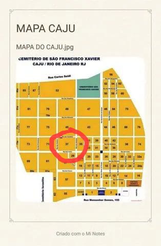 Jazigo 2 níveis ossário cemitério do Caju