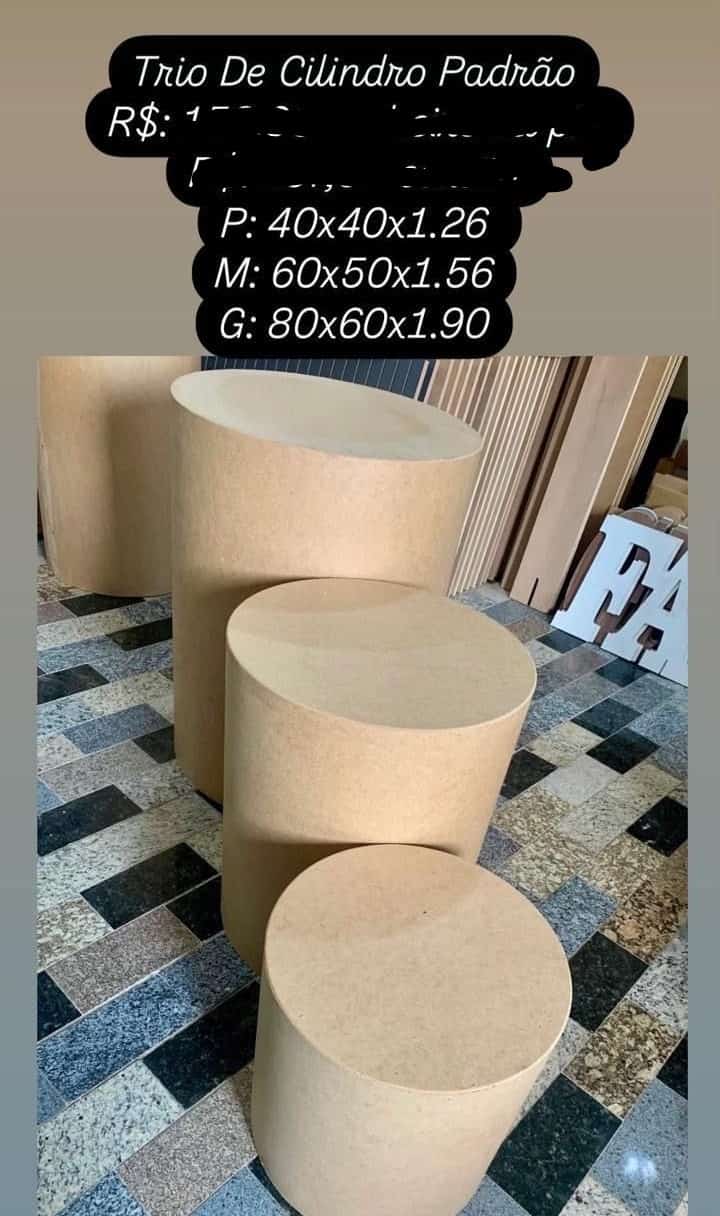 Desapego de trio de cilindros