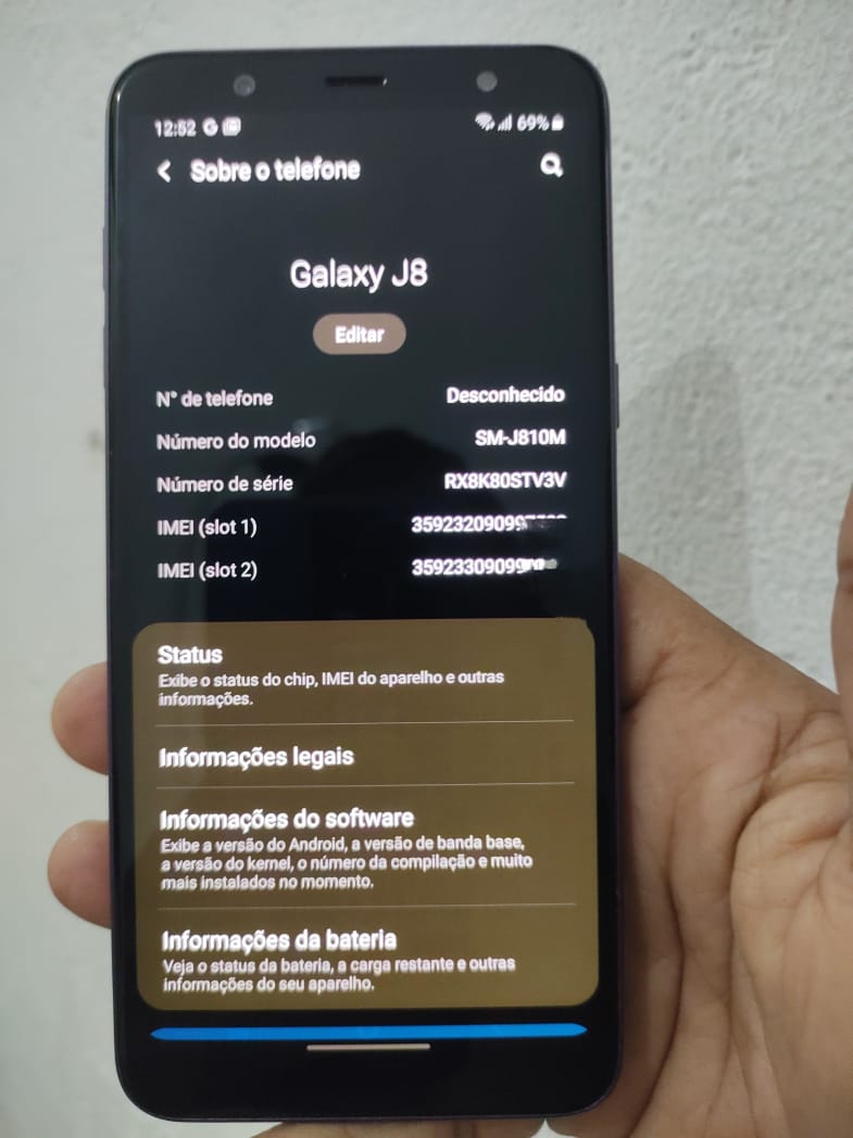 Celular Galaxie J8