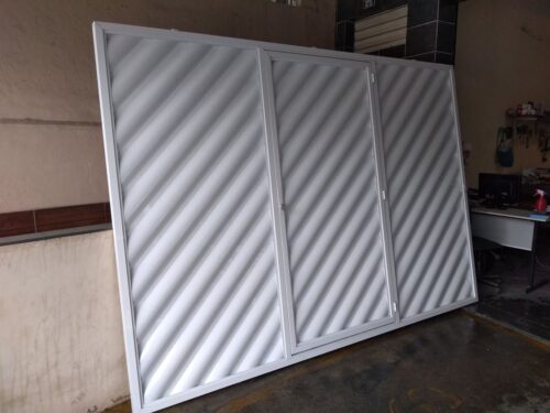 Portões de Garagem BÚZIOS, aluminio.