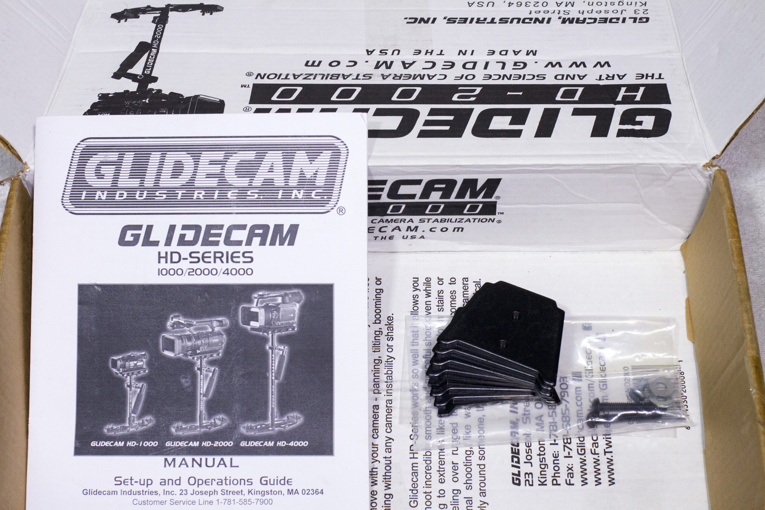 Glidecam HD2000 + ForeArm Brace +Plate
