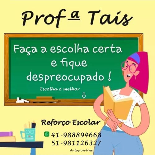 Aula particular – Reforço Escolar