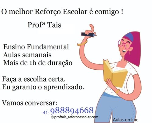 Aula particular – Reforço Escolar