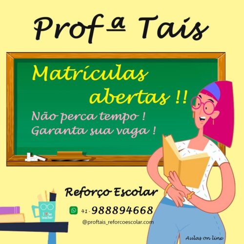 Aula particular – Reforço Escolar