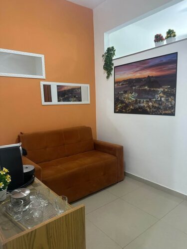 Sala e quarto em Copacabana