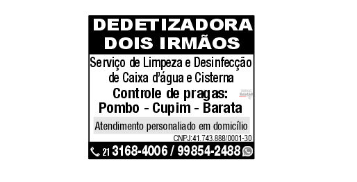 Dedetizadora Dois Irmãos