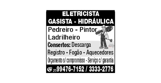 Eletricista – Gasista – Hidráulica