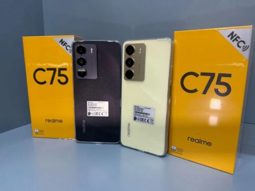 Realme C75 NFC 256GB/8GB Ram Preto/Doura