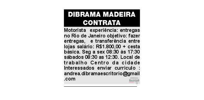 Dibrama Madeira Contrato. Motorista experiência