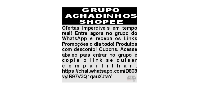 🧡🛍️GRUPO ACHADINHOS SHOPEE🛍️🧡