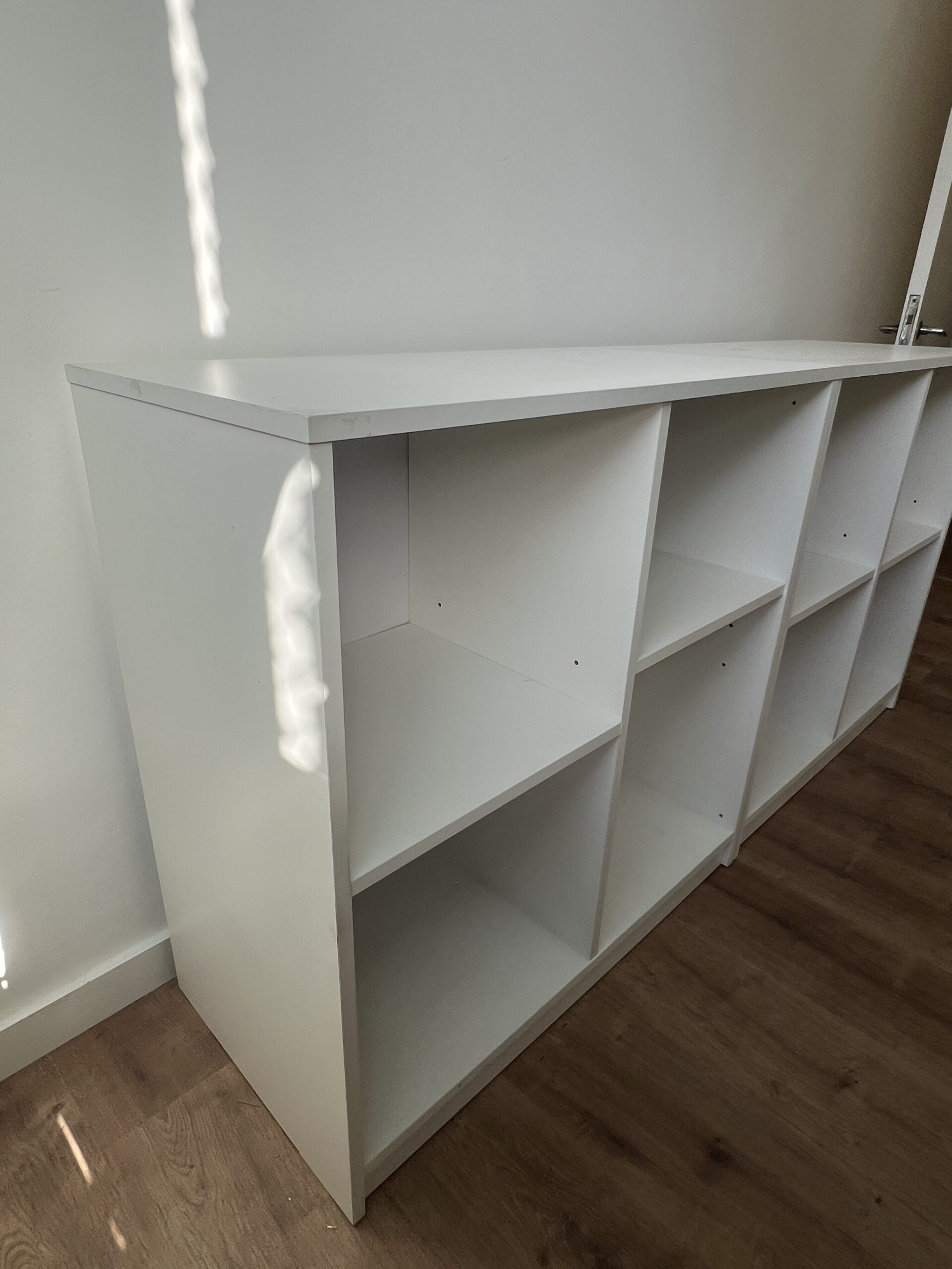 Estante em Madeira com divisórias nichos branca Tok&Stok (Conjunto com 2)