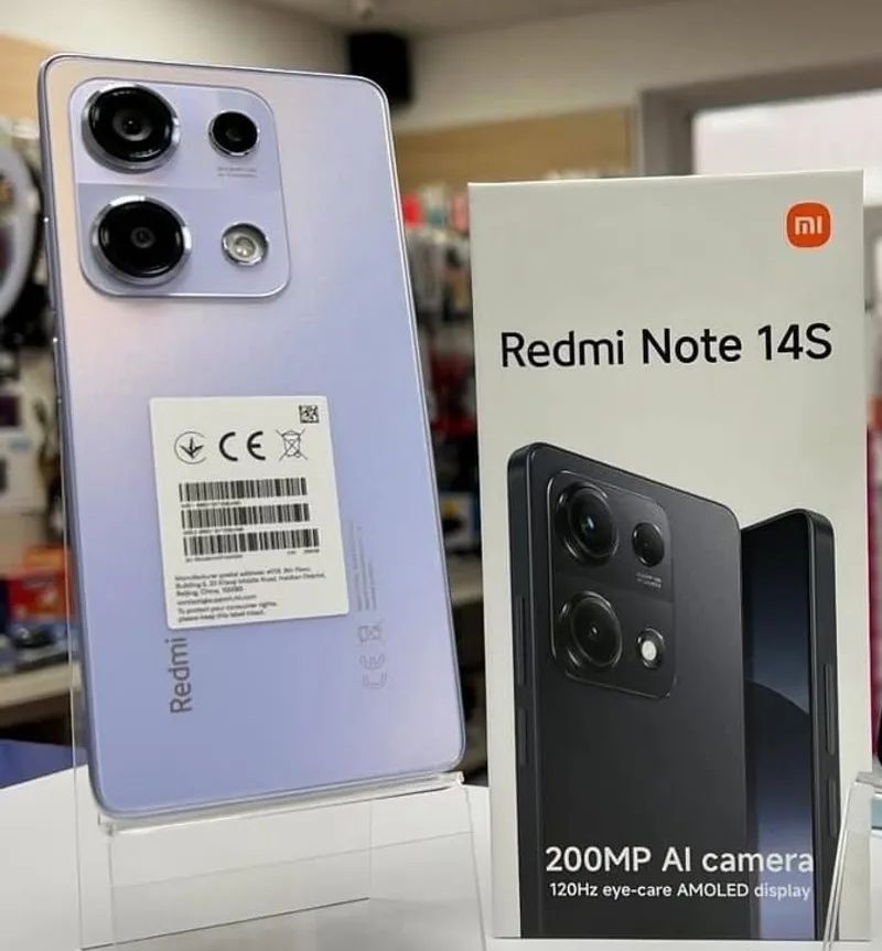 Note 14S 256GB/8GB Ram Preto Azul Roxo