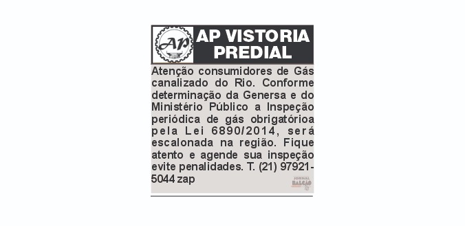 AP VISTORIA PREDIAL