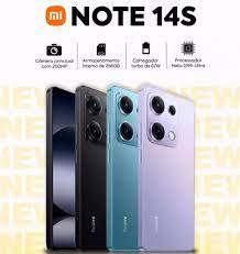 Note 14S 256GB/8GB Ram Preto Azul Roxo