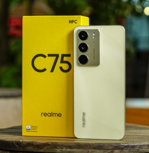 Realme C75 256GB/8GB Ram Preto/Gold