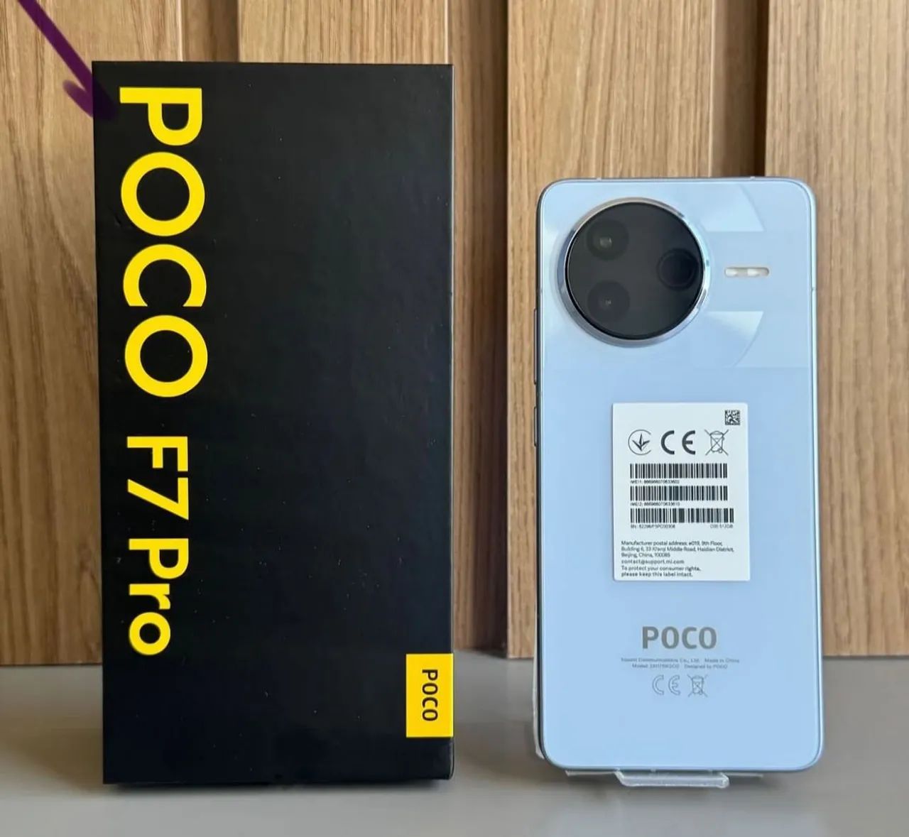 Poco F7 Pro 5G 512GB/12GB Ram Preto/Azul