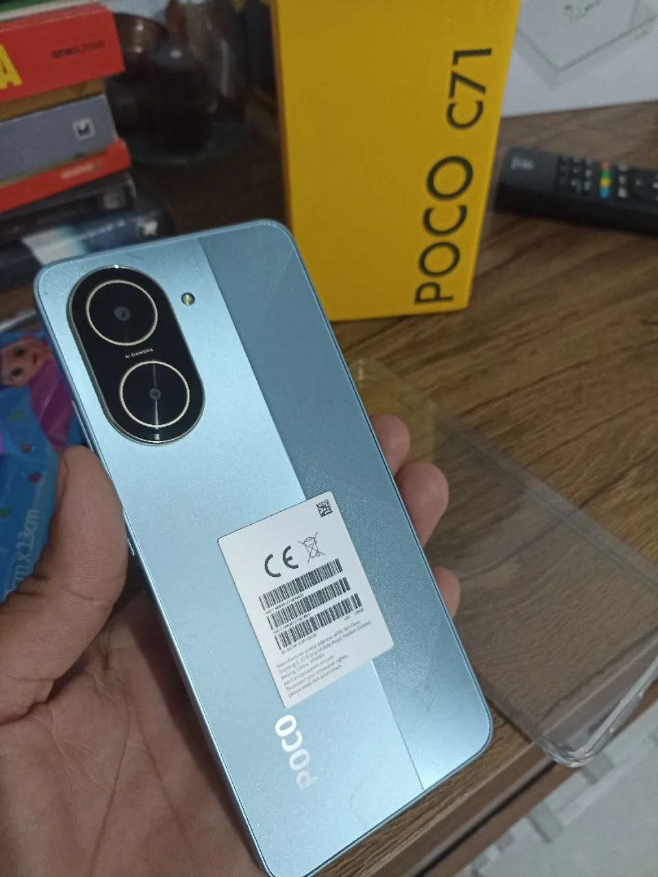 Poco C71 128GB/4GB Ram Preto/Azul