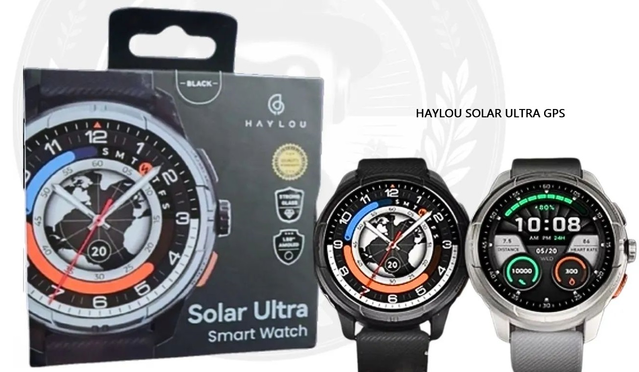 Haylou Solar Ultra gps Preto Prata