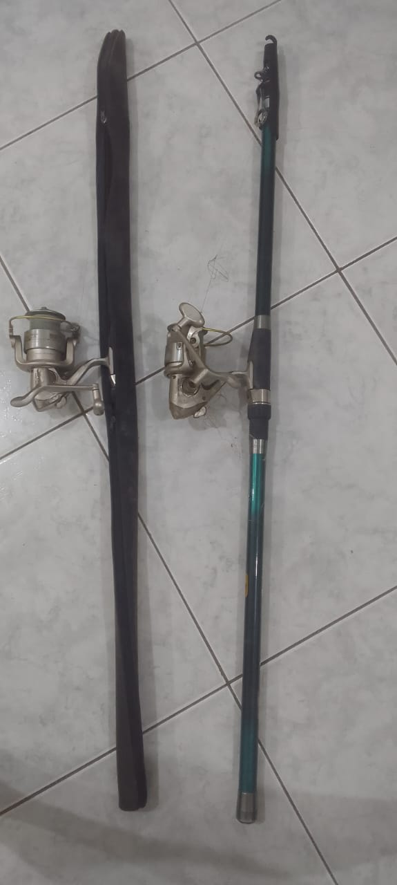 Vara de pesca de carbono