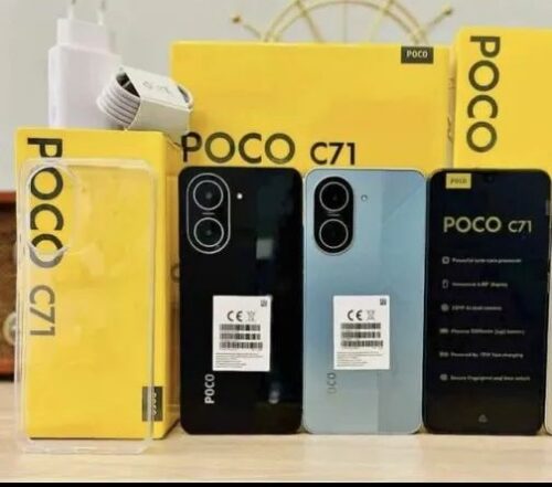 Poco C71 128GB/4GB Ram Preto/Azul