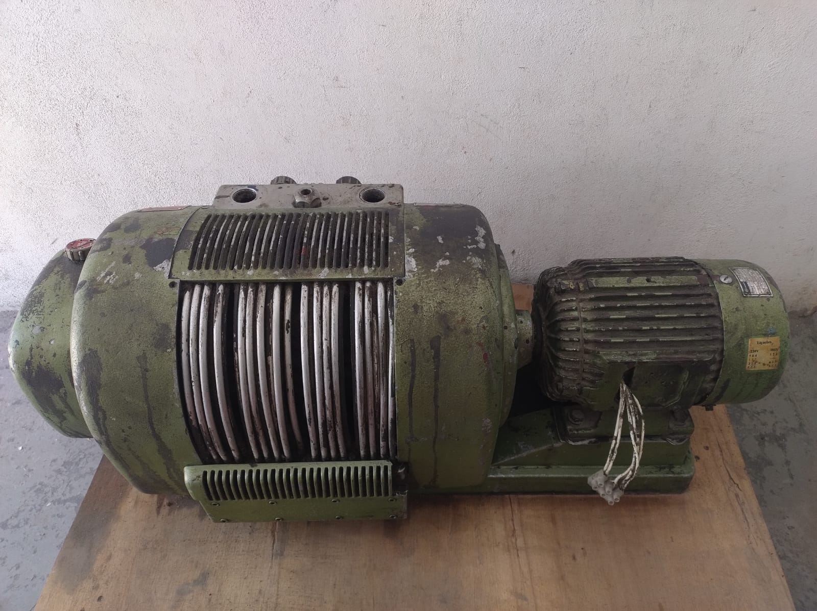 Compressor/Bomba a vácuo de palhetas motor acoplado