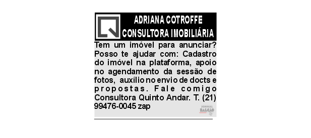 Adriana Cotroffe Consultora Imobiliária