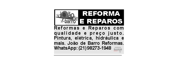 João de Barros Reformas e Reparos