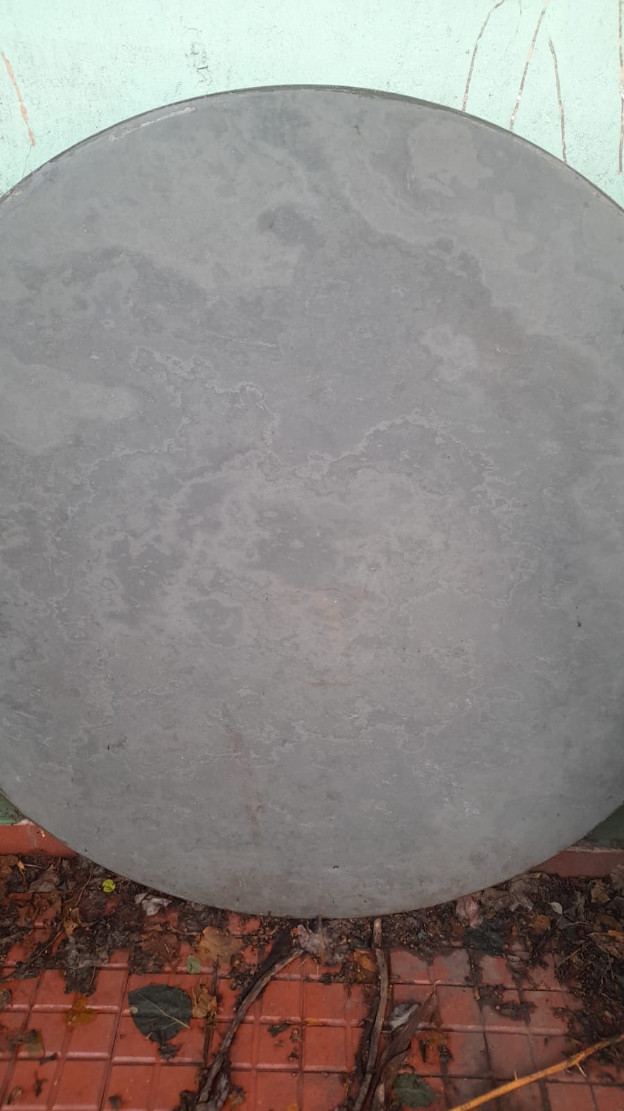 Tampo de mesa redonda