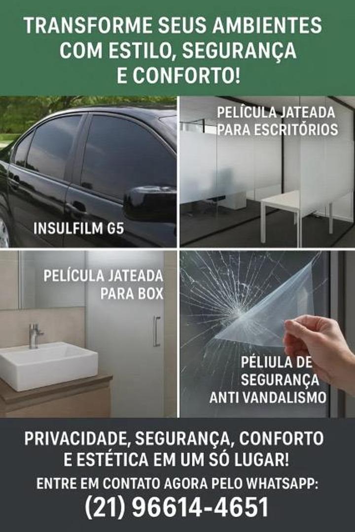 Insulfilm Barra Recreio Leblon Ipanema