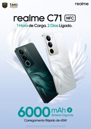 Realme C71 NFC 256/GB/8GB Branco/Verde