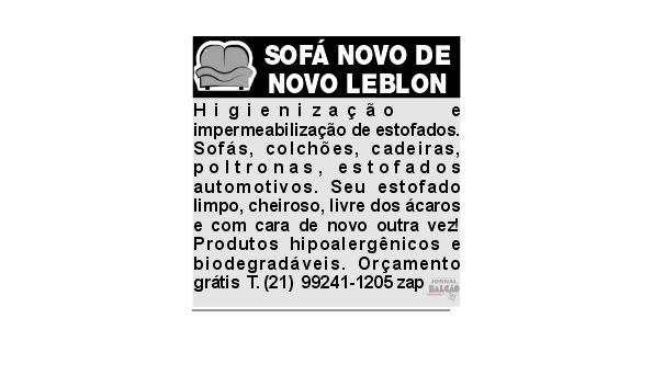 Sofá Novo de Novo Leblon