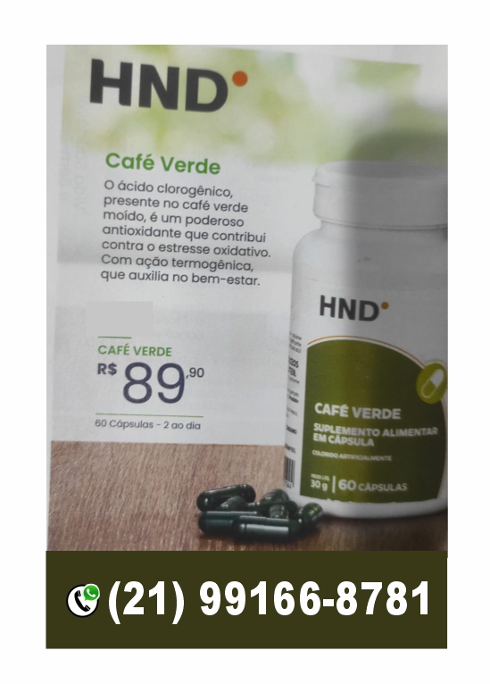 Suplemento Alimentar Café Verde Hinode 60 Cápsulas