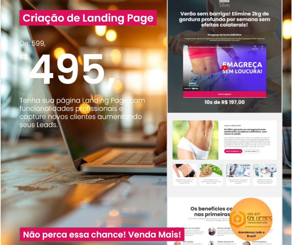 Criação de site e Landing Page Profissio