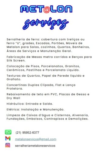 Serralheria Met@lon Serviços