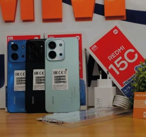 Redmi 15C 256GB/: Preto/Azul/Verde