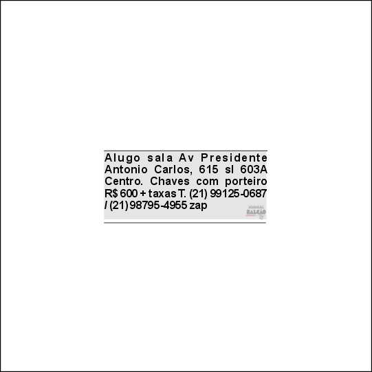Alugo sala comercial Centro