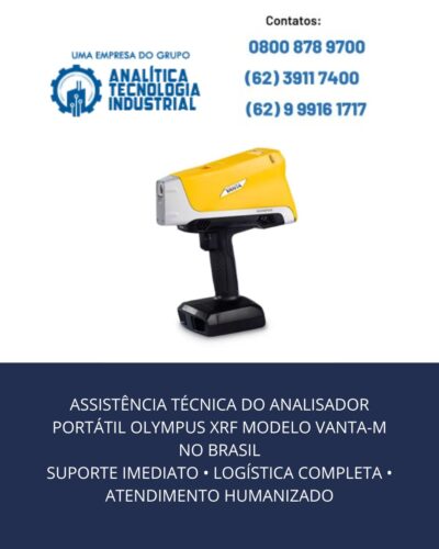 Assistência técnica nacional dos analisadores Olympus