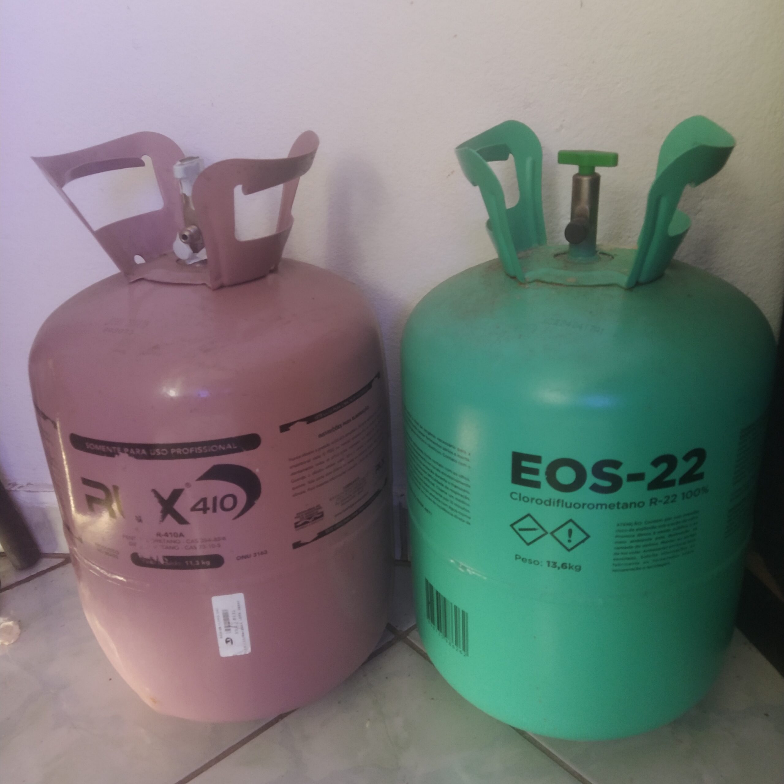 Gás refrigerante R22/R410A