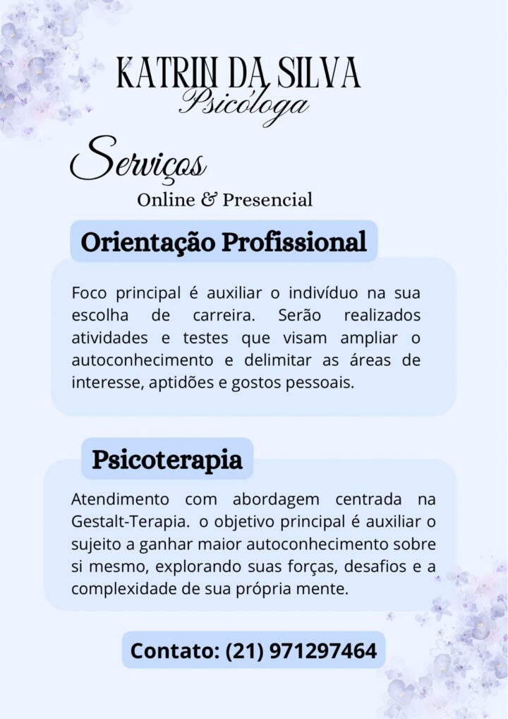 Psicoterapia & Orientação Vocacional