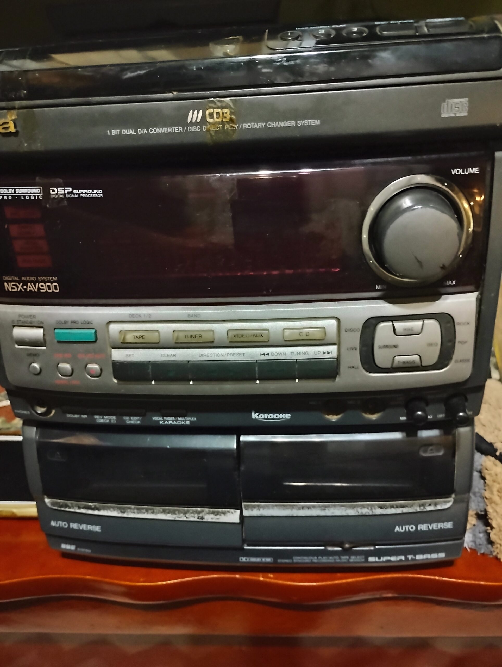 Aparelho de som AIWA